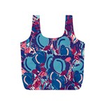 Blue garden Full Print Recycle Bags (S)  Front