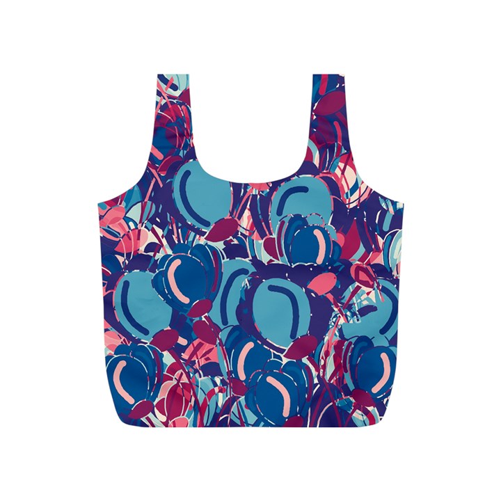 Blue garden Full Print Recycle Bags (S) 