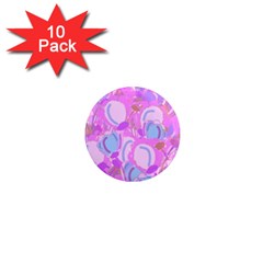 Pink Garden 1  Mini Magnet (10 Pack)  by Valentinaart