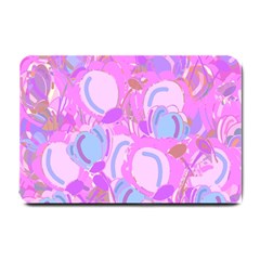 Pink Garden Small Doormat  by Valentinaart