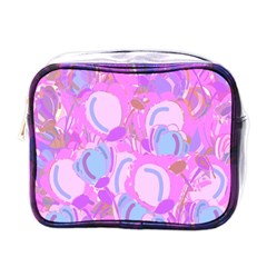 Pink Garden Mini Toiletries Bags