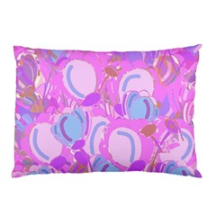 Pink Garden Pillow Case (two Sides)