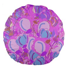 Pink Garden Large 18  Premium Round Cushions