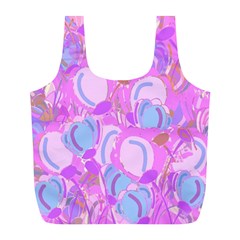 Pink Garden Full Print Recycle Bags (l) 