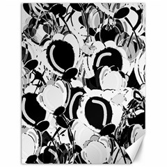 Black And White Garden Canvas 12  X 16  