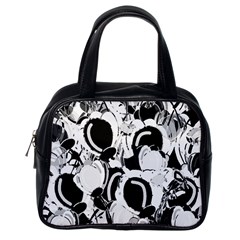 Black And White Garden Classic Handbags (one Side) by Valentinaart