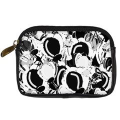 Black And White Garden Digital Camera Cases by Valentinaart