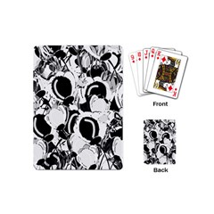 Black And White Garden Playing Cards (mini) 