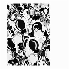 Black And White Garden Small Garden Flag (two Sides)