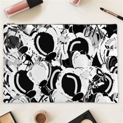 Black And White Garden Cosmetic Bag (xxl)  by Valentinaart