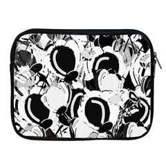 Black And White Garden Apple Ipad 2/3/4 Zipper Cases