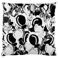 Black And White Garden Standard Flano Cushion Case (two Sides)