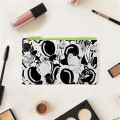 Black And White Garden Cosmetic Bag (xs) by Valentinaart