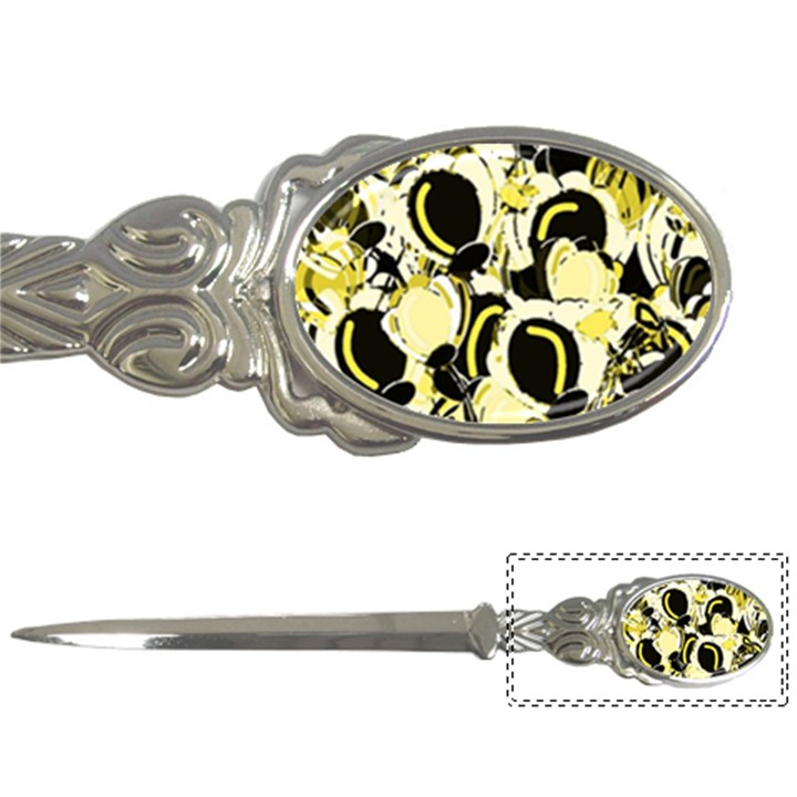 Yellow abstract garden Letter Openers