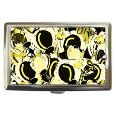 Yellow Abstract Garden Cigarette Money Cases