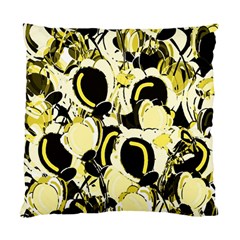 Yellow Abstract Garden Standard Cushion Case (one Side) by Valentinaart