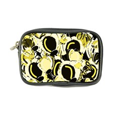 Yellow Abstract Garden Coin Purse by Valentinaart