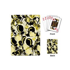 Yellow Abstract Garden Playing Cards (mini) 