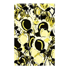 Yellow Abstract Garden Shower Curtain 48  X 72  (small)  by Valentinaart