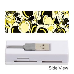 Yellow Abstract Garden Memory Card Reader (stick)  by Valentinaart