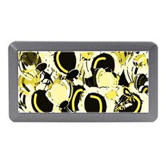 Yellow Abstract Garden Memory Card Reader (mini) by Valentinaart