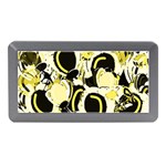 Yellow abstract garden Memory Card Reader (Mini) Front