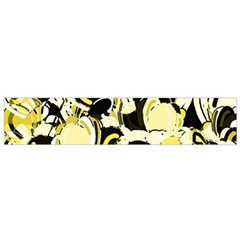 Yellow Abstract Garden Flano Scarf (small)