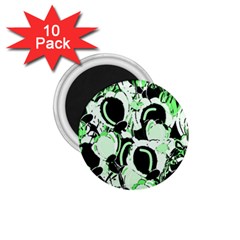 Green Abstract Garden 1 75  Magnets (10 Pack)  by Valentinaart