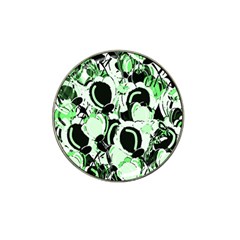 Green Abstract Garden Hat Clip Ball Marker (10 Pack)