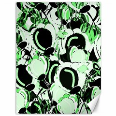 Green Abstract Garden Canvas 36  X 48  