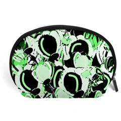 Green Abstract Garden Accessory Pouches (large) 