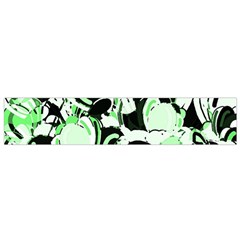 Green Abstract Garden Flano Scarf (small)