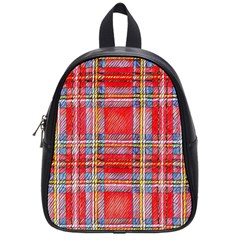 Checkered Design School Bags (small)  by GabriellaDavid