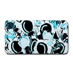 Blue abstract  garden Medium Bar Mats 16 x8.5  Bar Mat