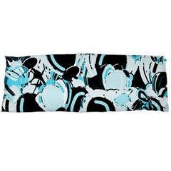 Blue Abstract  Garden Body Pillow Case (dakimakura) by Valentinaart