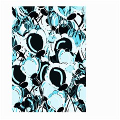 Blue Abstract  Garden Large Garden Flag (two Sides)