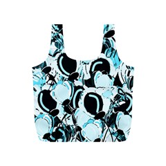 Blue Abstract  Garden Full Print Recycle Bags (s) 