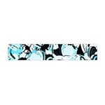 Blue abstract  garden Flano Scarf (Mini) Front