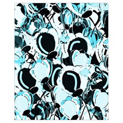 Blue Abstract  Garden Drawstring Bag (small)