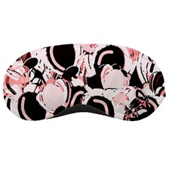 Pink Abstract Garden Sleeping Masks by Valentinaart