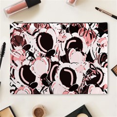 Pink Abstract Garden Cosmetic Bag (xl)