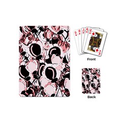 Pink Abstract Garden Playing Cards (mini) 