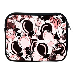 Pink Abstract Garden Apple Ipad 2/3/4 Zipper Cases by Valentinaart