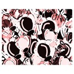 Pink abstract garden Double Sided Flano Blanket (Medium)  60 x50  Blanket Back