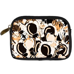 Orange Abstract Garden Digital Camera Cases by Valentinaart