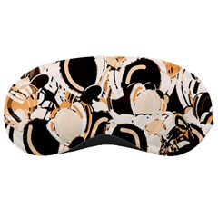 Orange Abstract Garden Sleeping Masks