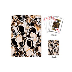 Orange Abstract Garden Playing Cards (mini) 