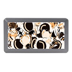 Orange Abstract Garden Memory Card Reader (mini)