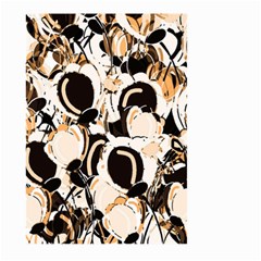 Orange Abstract Garden Large Garden Flag (two Sides)