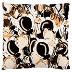 Orange abstract garden Large Cushion Case (Two Sides) Back